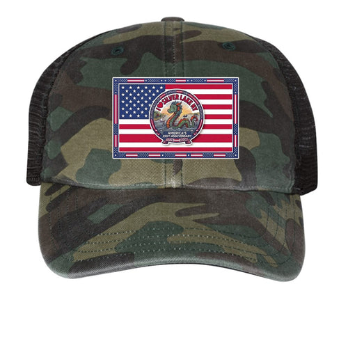 Green Camo/ Black - 111P - FRONT